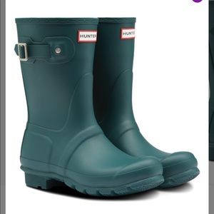 Women's Original Short Rain Boots: Hunter Green